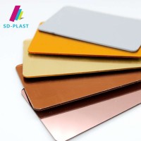 High Quality 2mm 3mm Acrylic Perspex Mirror Sheets Golden Mirror Acrylic Sheet